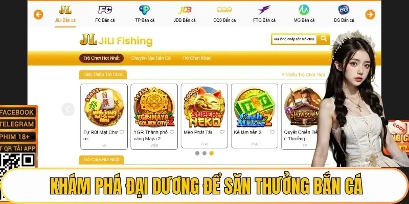 Khám phá đại dương để săn thưởng bắn cá